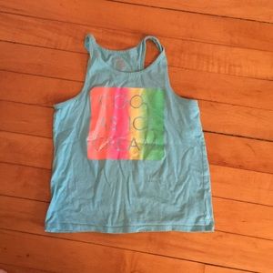 Tank top with printed picture